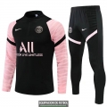 PSG Sudadera De Entrenamiento Black Pink + Pantalon 2021/2022
