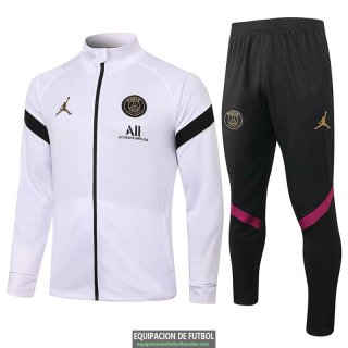 PSG x Jordan Chaqueta White + Pantalon 2020-2021