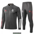 Real Madrid Chaqueta Grey + Pantalon 2020-2021
