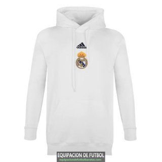 Real Madrid Sudadera Capucha White 2020/2021