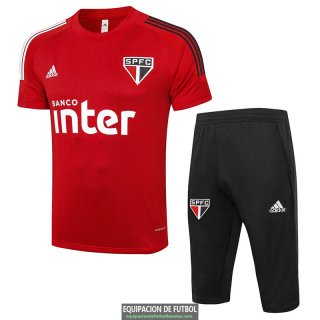 Sao Paulo FC Sudadera De Entrenamiento Red + Pantalon 2020-2021