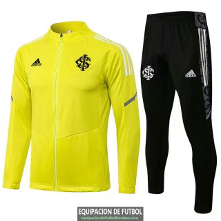 Sport Club Internacional Chaqueta Yellow + Pantalon Black 2021/2022