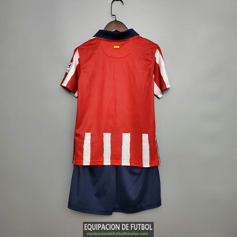 Camiseta Atletico De Madrid Ninos Primera Equipacion 2020-2021
