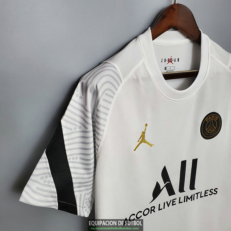 Camiseta PSG X Jordan Training White 2020-2021 Equipacion de futbol